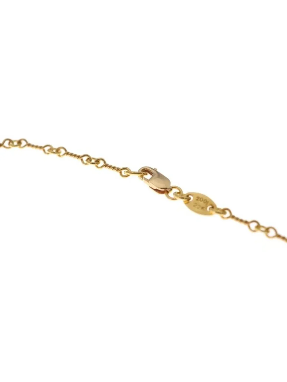Chrome Hearts 22K Neckchain Twist Chain Necklace Gold